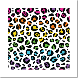 Rainbow Leopard Posters and Art